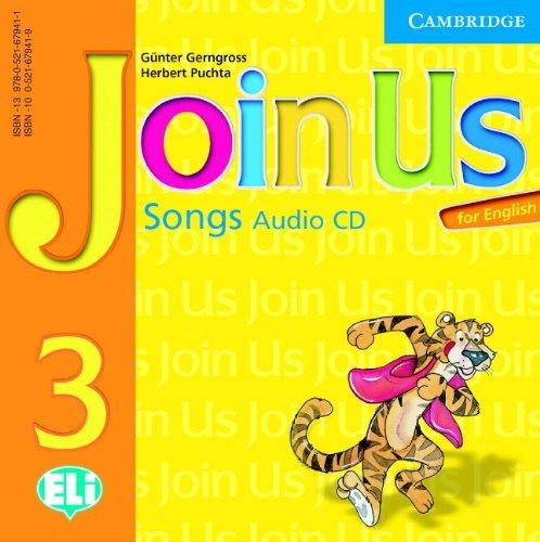 Аудіодиск «Join Us for English 3 Songs Audio CD