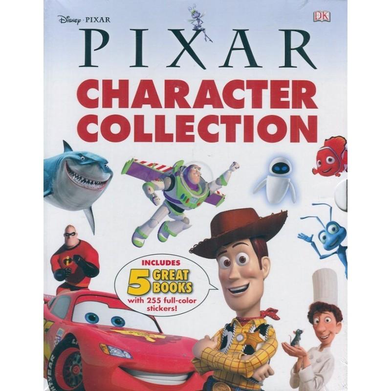 Pixar Character Encylopedia & 4 Sticker Books Slipcase,...