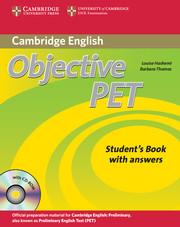 Підручник «Objective PET Student's Book with answers»