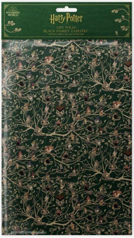 Harry Potter Gift Wrap: Black Family Tapestry (папір...