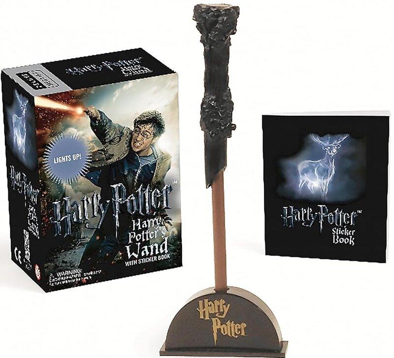 Harry Potter Wizard's Wand with Sticker Book: Lights...