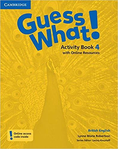 Посібник «Guess What! Level 4 Activity Book with Online...