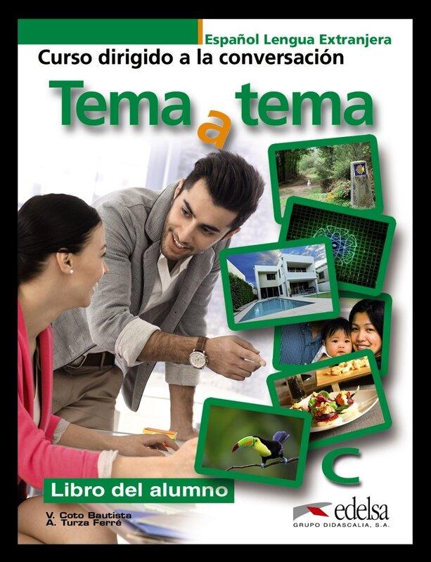 Посібник «Tema a tema - Curso de conversacion : Libro...