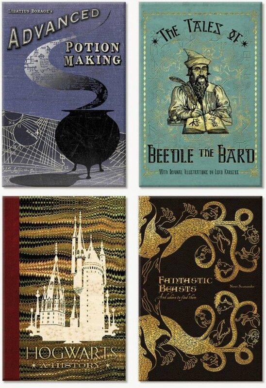 Harry Potter Magnet Set: Hogwarts Book Covers (набір...
