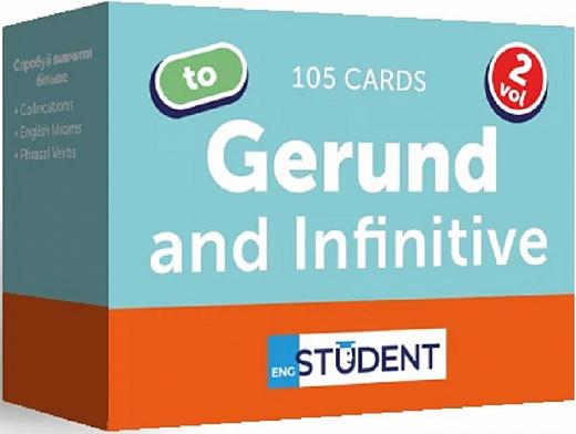 Картки англійських слів Gerund and Infinitive. Volume...