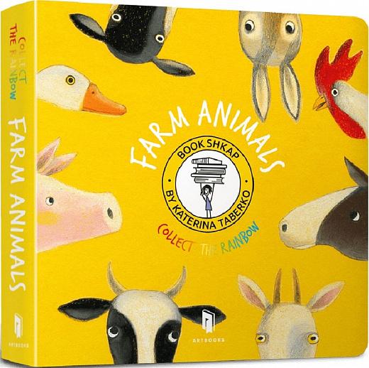 Collect the rainbow. Farm animals