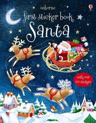 First Sticker Book. Santa