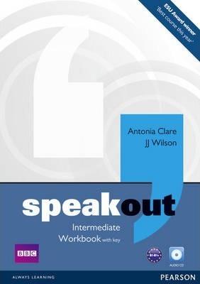 Посібник «SpeakOut Intermediate Workbook + Key + CD...