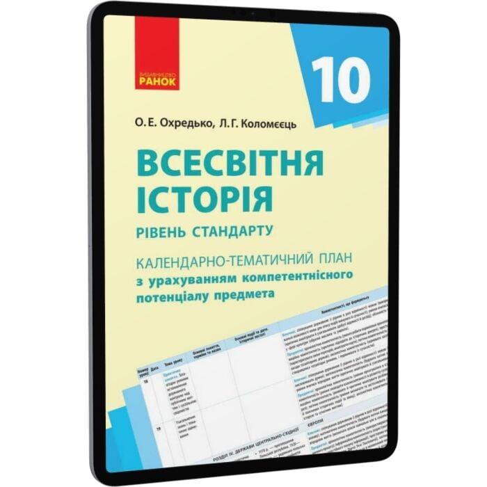 Календарно-тематичне планування. Всесвітня історія...
