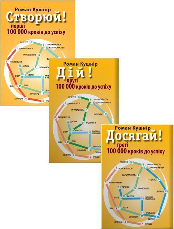 Створюй! Дій! Досягай! (комплект із 3 книг)