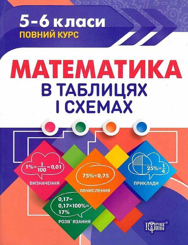 Математика в таблицях і схемах. 5-6 класи