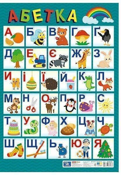 Український алфавіт (друкований). Плакат