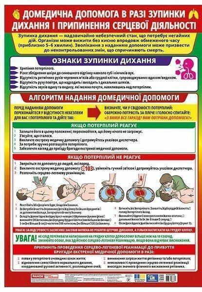 Домедична допомога в разі зупинки дихання і припинення...