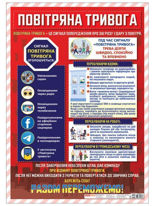 Плакат Ранок Повітряна тривога (10104252У)