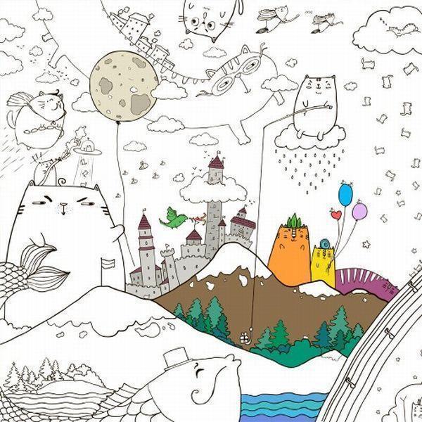 Дім, милий дім. Розмальовка XXL