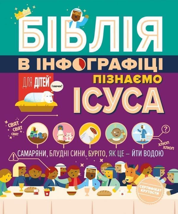Біблія в інфографіці для дітей. Пізнаємо Ісуса. Частина...