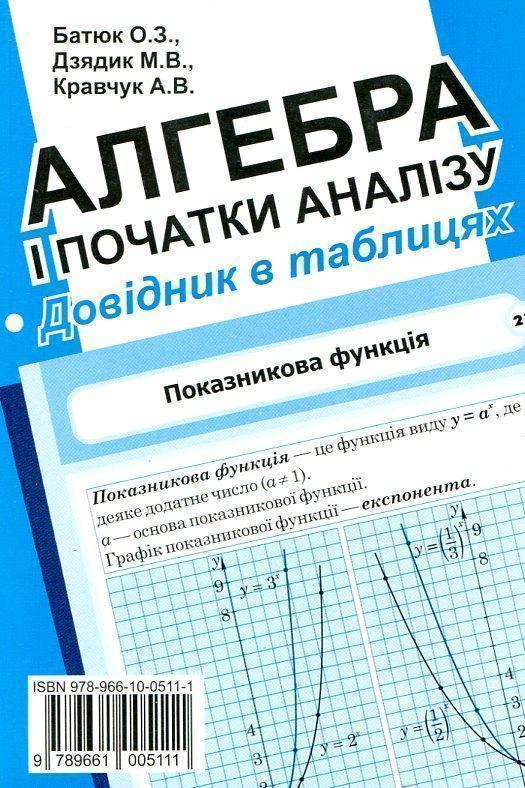 Алгебра і початки аналізу. Стереометрія. Довідник в...