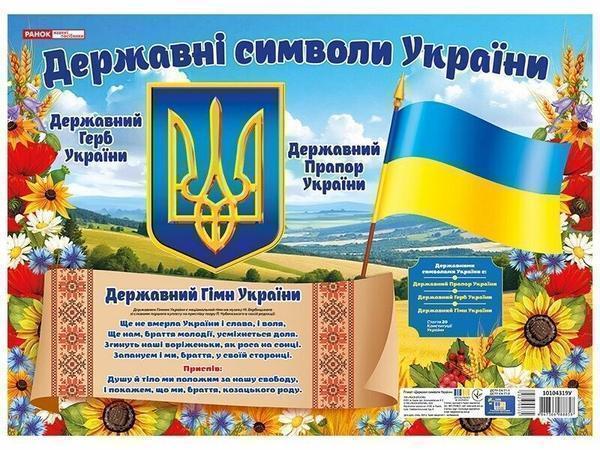 Державні символи України. Плакат