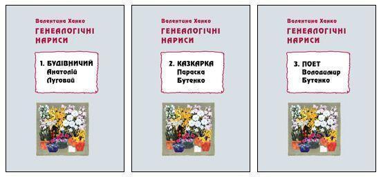 Книга Генеалогічні нариси (комплект з 3 книг)
