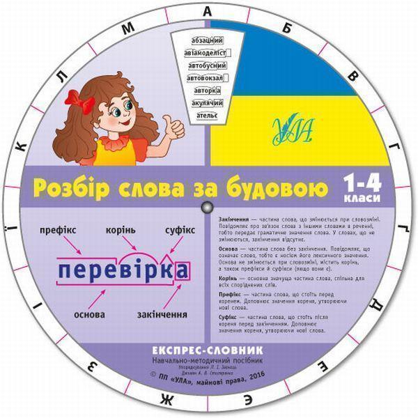 Книга Експрес-словник. Розбір слова за будовою. 1-4...