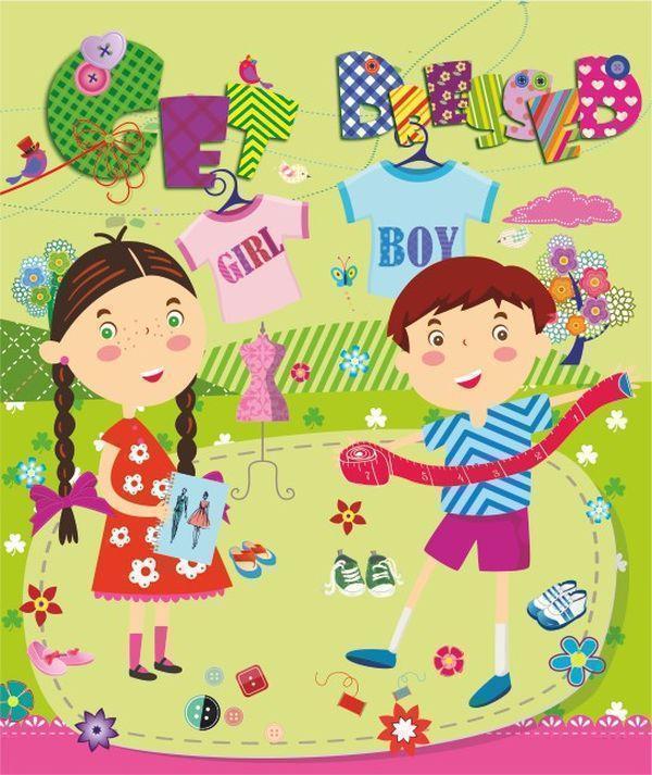 Книга Лепбук "Get Dressed"