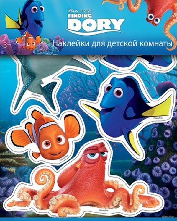 Книга Наклейки для детской комнаты Рыбка Дори