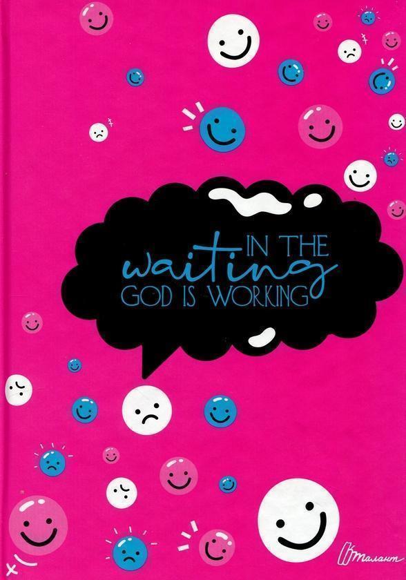 Книга Мотиваційний щоденник In the waiting god is working