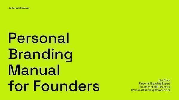 Personal Branding Manual for Career Growth