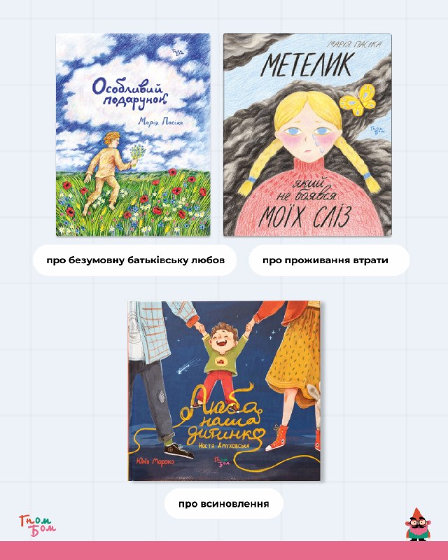Видавництво «Гном бом» відкрило передзамовлення на три нові книги українських авторок