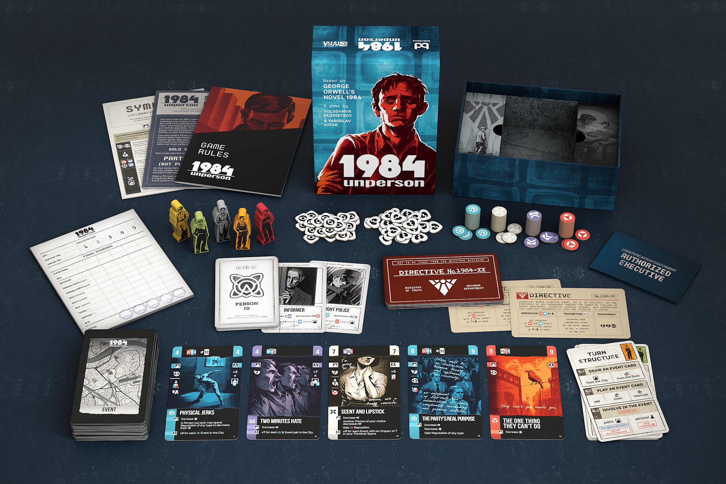 В Україні розробляють настільну гру за мотивами антиутопії «1984» Джорджа Орвелла
