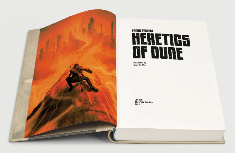 Folio Society анонсувало вихід колекційного видання книги «Єретики Дюни» Френка Герберта